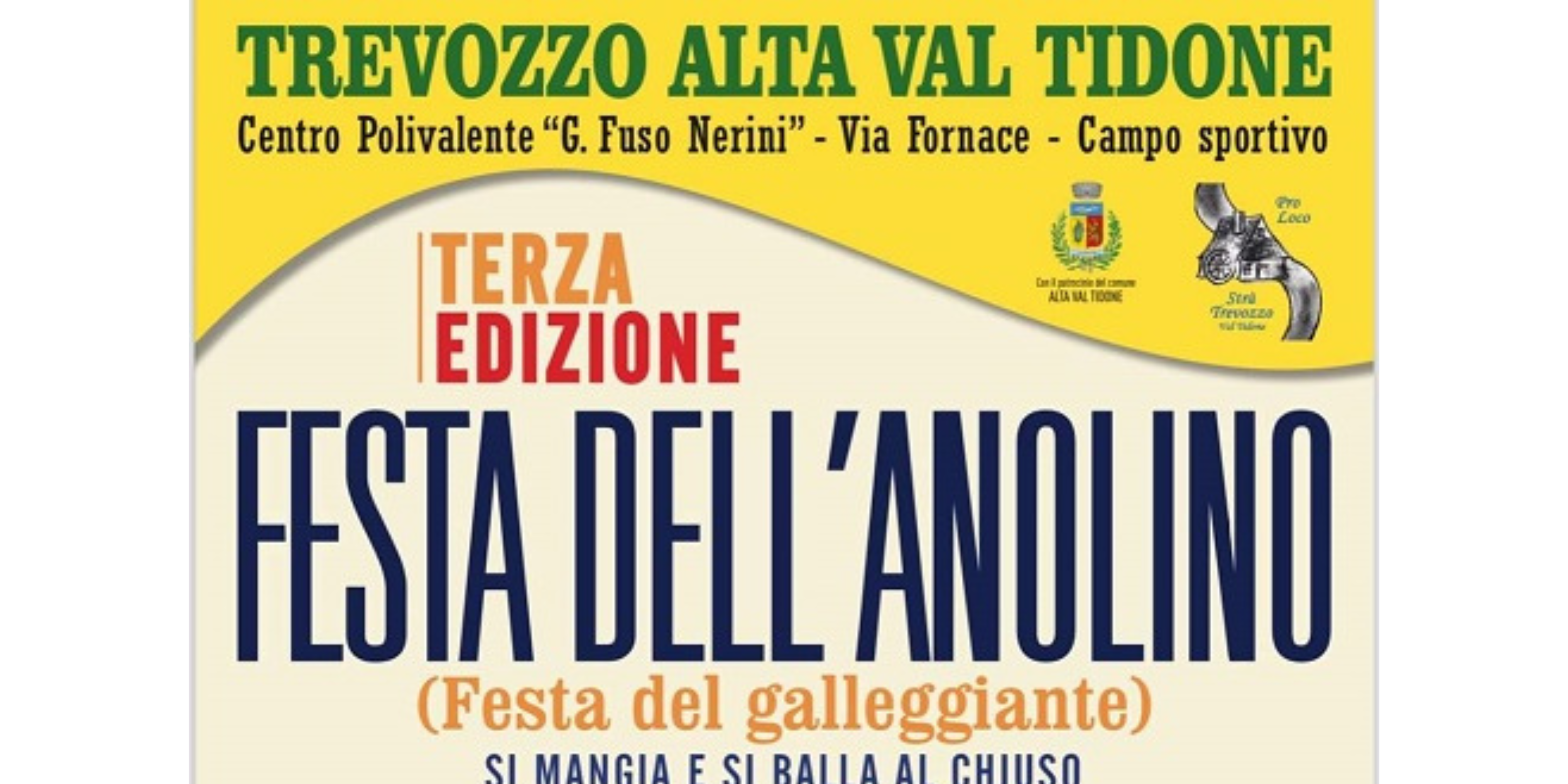 Terza Edizione - Festa dell' Anolino (Festa del galleggiante) 