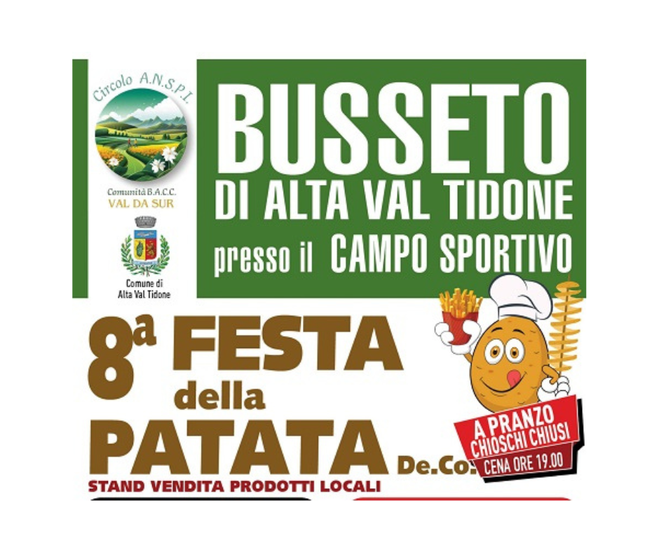 8^ Festa della Patata De.Co - BUSSETO di Alta Val Tidone