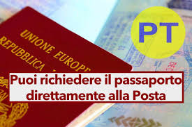 Attivo servizio di richiesta rilascio passaporto  c/o L' UFFICIO POSTALE di PECORARA