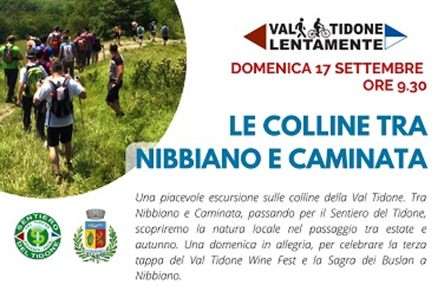 Escursione "LE COLLINE TRA NIBBIANO E CAMINATA" 